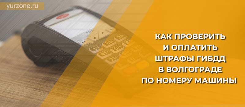 Как проверить и оплатить штрафы ГИБДД в Волгограде по номеру машины